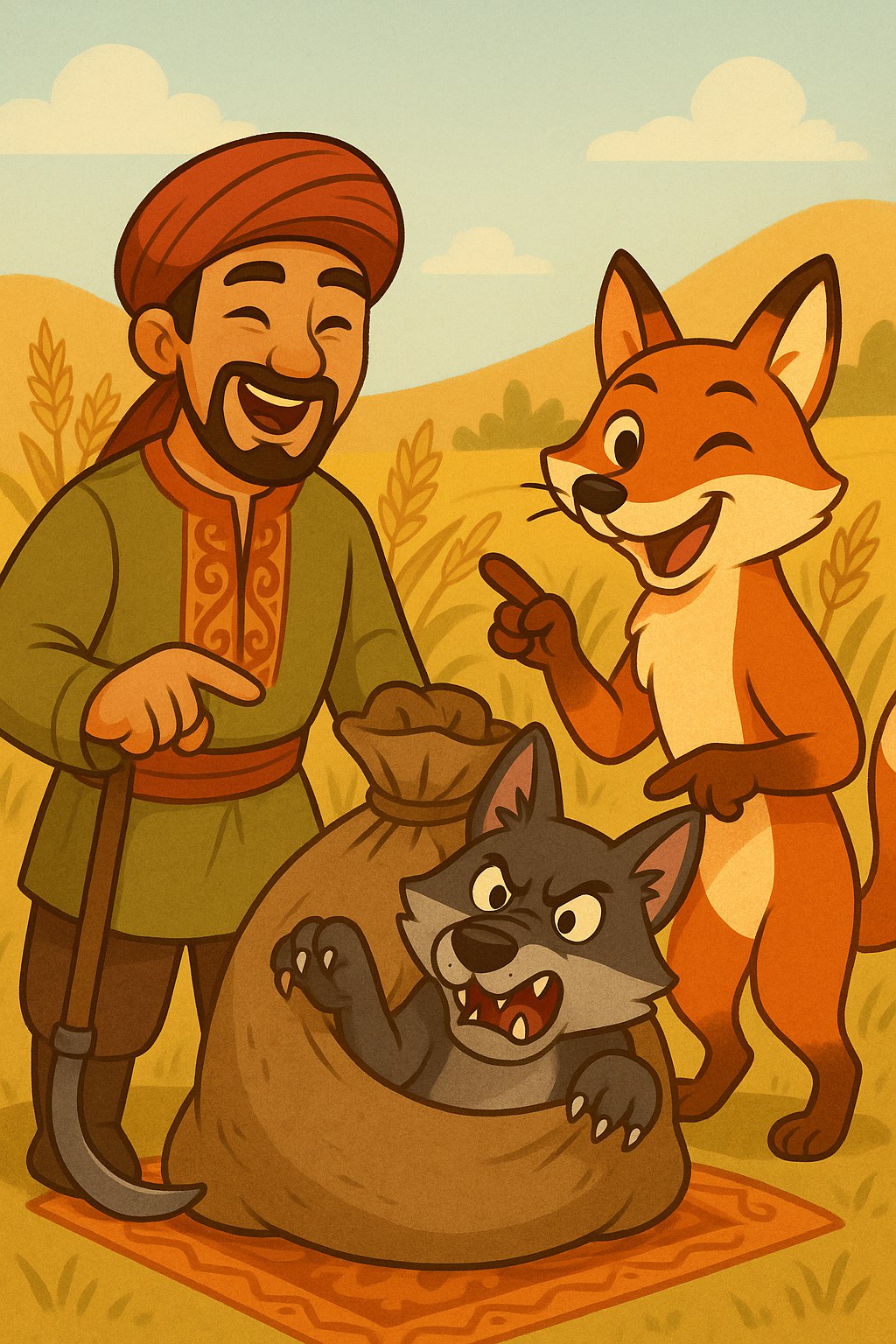 Қасқыр мен егінші cover